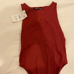 NWT Zara Red Bodysuit